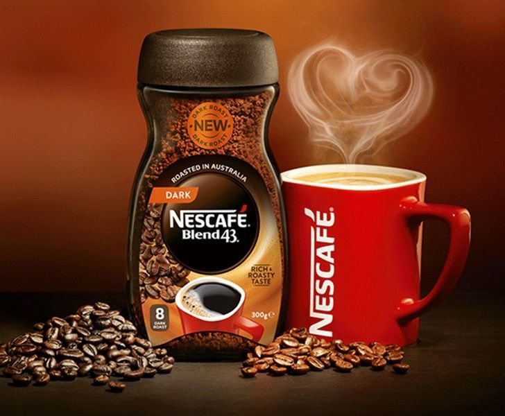 Nescafe Coffee Jar and Mug